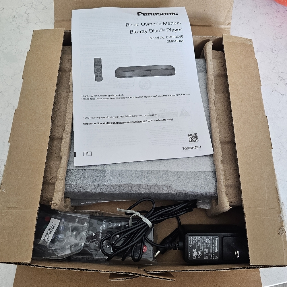 Panasonic Blu Ray Dvd Player DMP BD84